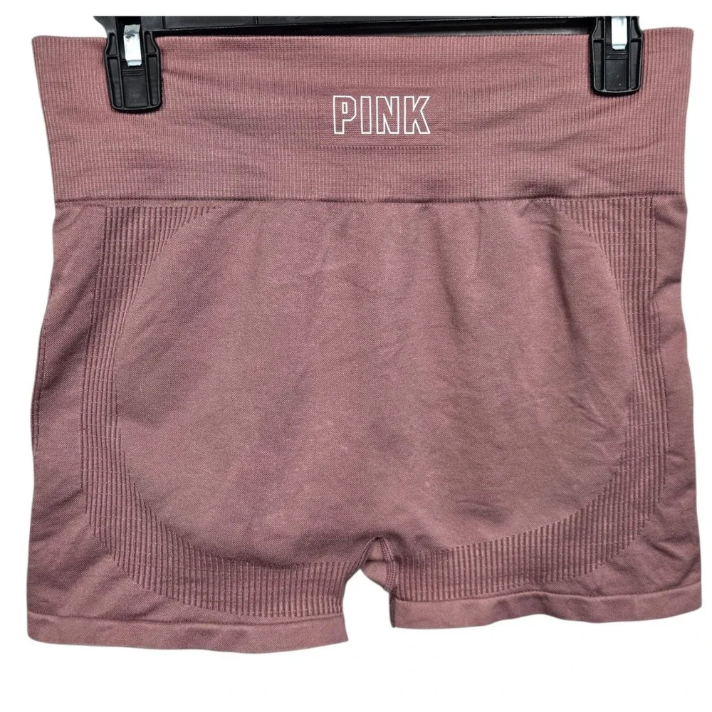PINK Victoria's Secret Seamless High Waist Athletic‎ Activewear Shorts Large